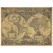 Orbis terrarum typus de integro multis in locis emendatus by cartographer Petrus Plancius World map