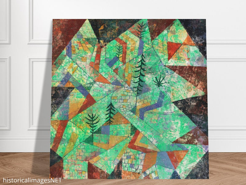 Paul Klee Wald Bau ( Forest construction )