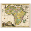 Africa vintage map of the XVII Century.   by Carel Allard