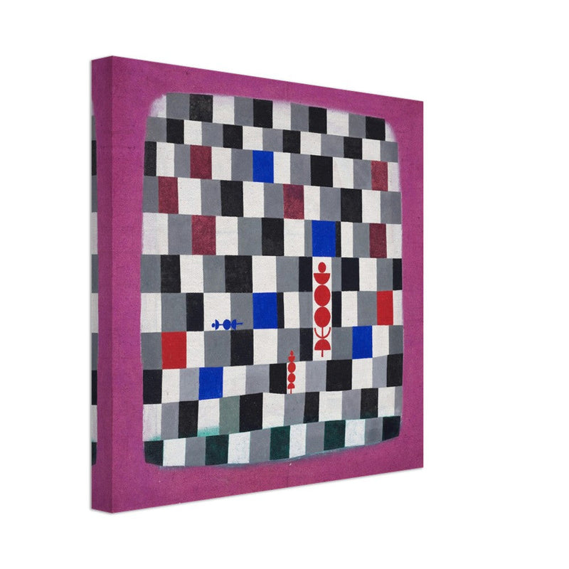 Paul Klee Super chess abstract painting.