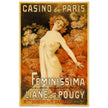 Casino of Paris vintage advertising poster  1904 by Georges Redon.