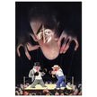 Paolo Garretto American Puppet Show vintage illustration for cover magazine.