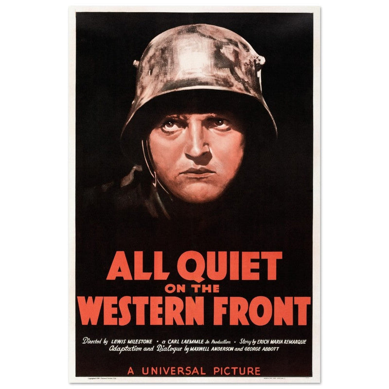 All Quiet on the Western Front movie poster.