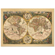1596 World map by Arnold and Hendrik Van Langren. Orbis Terrae Compendiosa map fine art map is a marvel of historic cartography