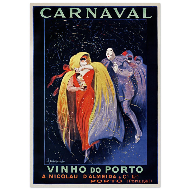 Carnaval Vinho do Porto ( Porto wine) vintage advertising 1911 by Leonetto Cappiello.