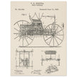 Road vehicle patent 540648 1895 by Charles Edgar Duryea. Automobile car history