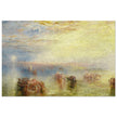 Approach to Venice by Joseph Mallord William Turner. Antique abstract painting of Venice Italy.