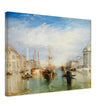 Venice Italy from the Porch of Madonna della Salute by Joseph Mallord William Turner. Antique painting .  Art Print