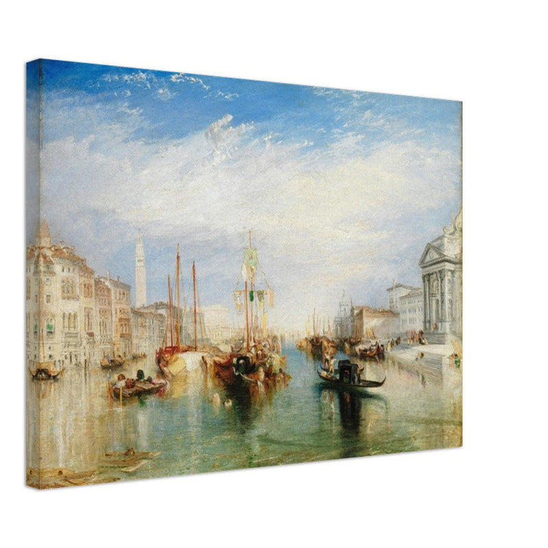 Venice Italy from the Porch of Madonna della Salute by Joseph Mallord William Turner. Antique painting .  Art Print