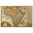 Africa ancient map of the XVIII century by Johann Georg Schreiber.