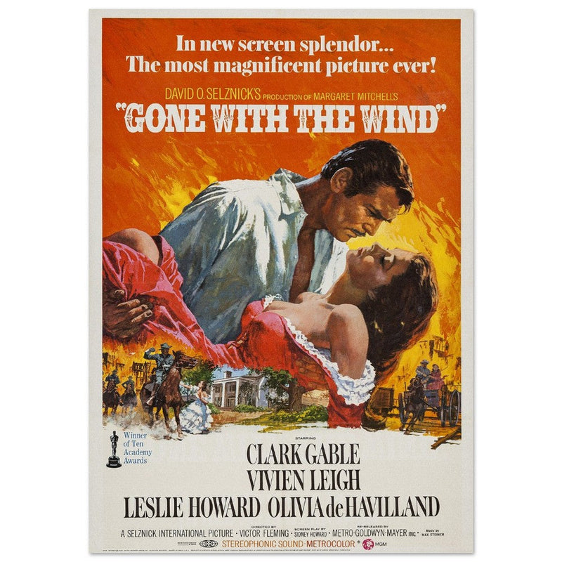 Gone With The Wind movie poster.