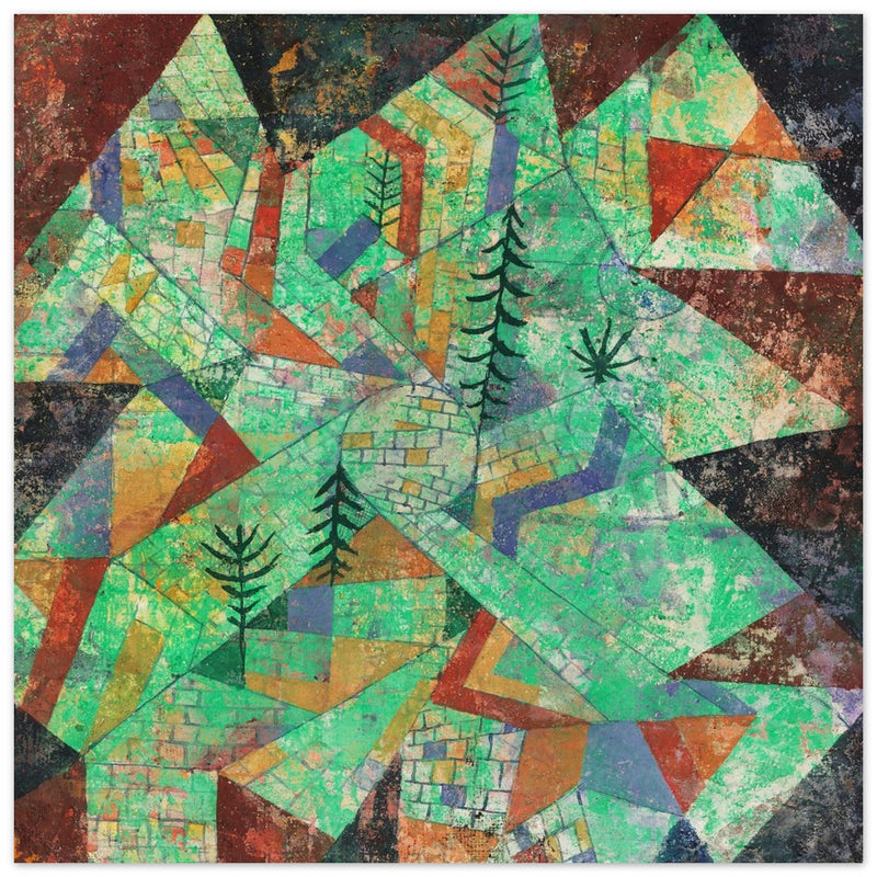 Paul Klee Wald Bau ( Forest construction )