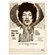 Jimy Hendrix vintage concert poster . Performance in Madison Wisconsin in 1970.