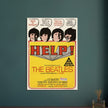 The Beatles Help film poster reproduction. Printed on Fine art paper