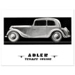 Adler Trumpf Junior Cabrio limousine car vintage print reproduction.