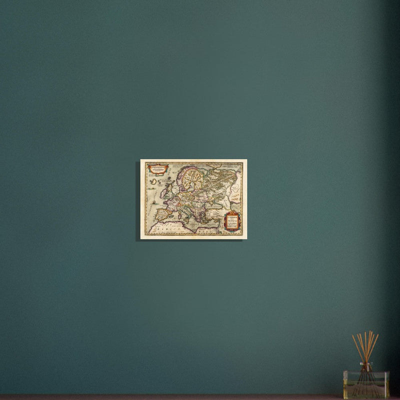 Ancient map of Europe and the Celts. Europam sive Celticam veterem by Abraham Ortelius.