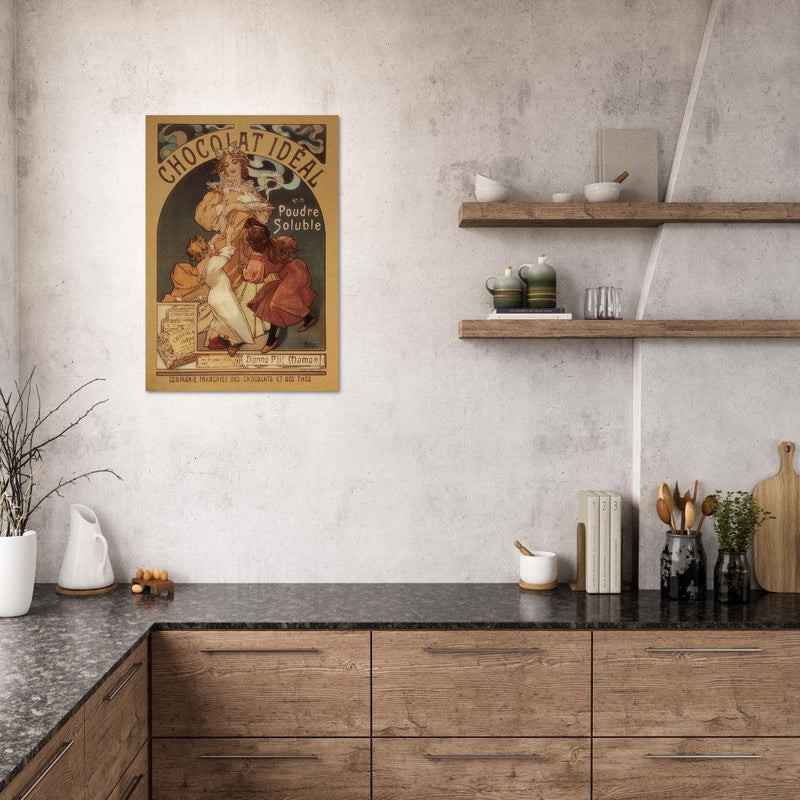 Art Nouveau Alphonse Mucha Chocolat Ideal.