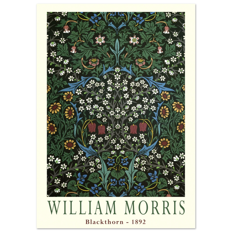 William Morris Blackthorn 1892.