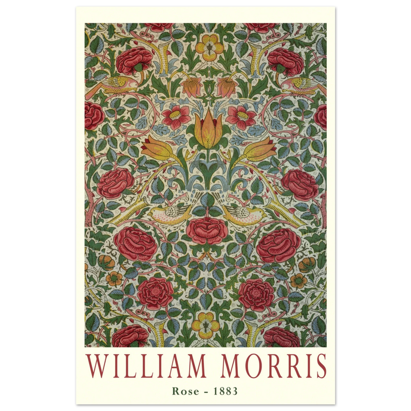 William Morris Rose 1883.