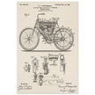 Motorcycle old patent 686284 by Gottschalk