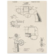 Vintage revolver patent by C P O'Neill.