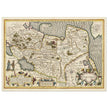 Ancient map of Russia by Jodocus Hondius  1633.