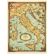 Italy old pictorial map by Ernest Dudley Chase.