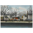 Henry Rousseau painting The Banlieue