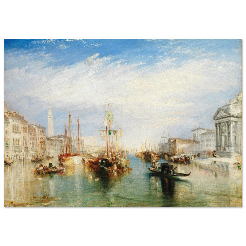 Venice Italy from the Porch of Madonna della Salute by Joseph Mallord William Turner. Antique painting .  Art Print