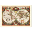 Ancient old world map by Hendrik Hondius