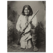 Geronimo Apache leader.  Portrait of native american indian.