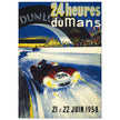 Le Mans 24 hours car race vintage print  1958 by Beligond.