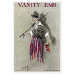 Vanity Fair cover magazine vintage illustration October 1914 by Rabajoi: A refugee from Paris.