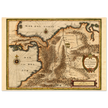 Ancient map print of Central America and the northwestern part of South America 1631.
