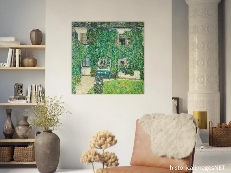 Gustav Klimt Forester's House in Weissenbach II Garden .