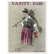 Vanity Fair cover magazine vintage illustration October 1914 by Rabajoi: A refugee from Paris.