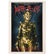Metropolis vintage film poster . Fritz Lang masterwork movie. Historic films that changed our lives