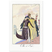 George Barbier Elle et Lui vintage illustration. Falbalas et Fanfreluches: almanach des modes. ,