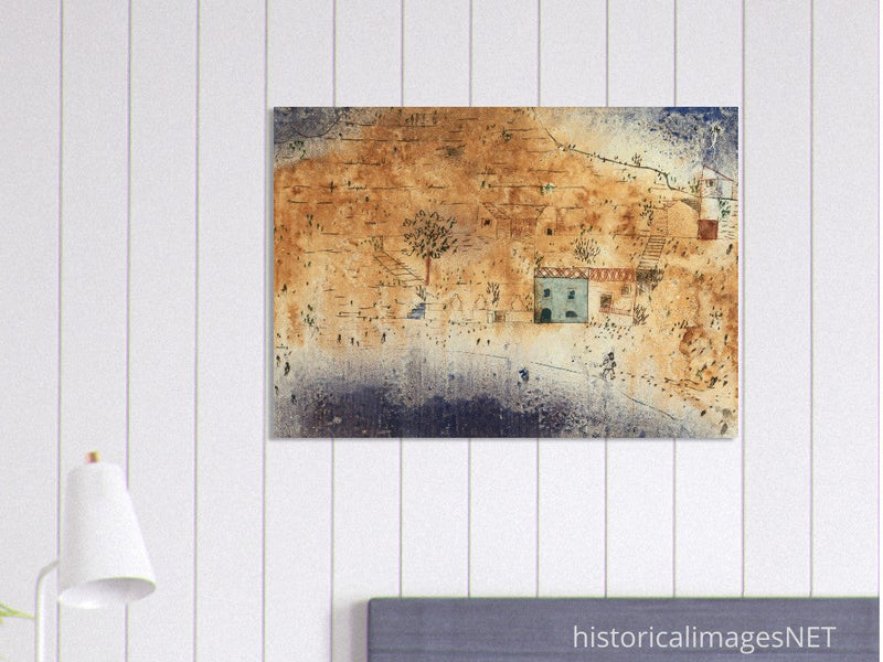 Paul Klee Bay M on Sicily abstract painting.