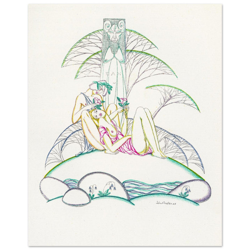 Daphnis and Chloe illustration by John Austen.