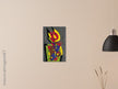 Paul Klee Figurine des bunten Teufels (  Figurine of the Colourful Devil ) abstract painting. Remasterded artwork