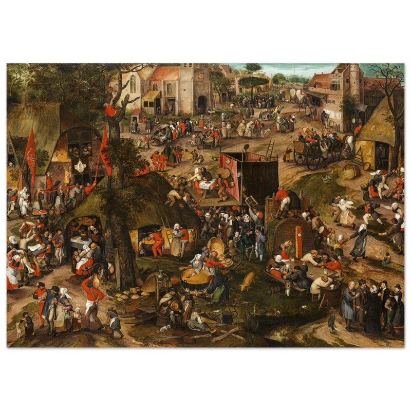 A Flemish Kermis with a Performance of the Farce by Peeter Baltens.