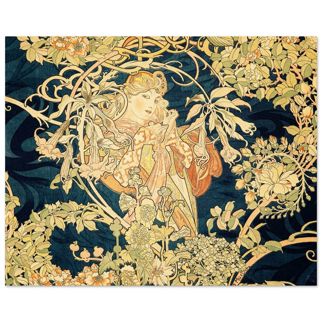 Art Nouveau Alphonse Mucha La Plume.