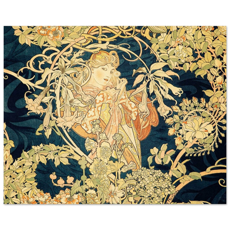 Art Nouveau Alphonse Mucha La Plume.