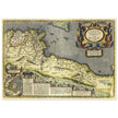 Ancient map of North Africa. Africae Propriae Tabula by Abraham Ortelius