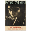 Bob Dylan poster reproduction.  of the poster that announced Bob Dylan playing at the New Center Arena.