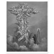 Gustave Dore illustration for The Divine Comedy by Dante Alighieri.  The Cross Paradise.