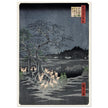 Fox Fires on New Year’s Eve at the Changing Tree in Oji by Utagawa Hiroshige