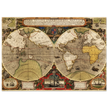 Vera Totius Expeditionis Nauticae double hemisphere map by Jodocus Hondius