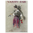 Vanity Fair cover magazine vintage illustration October 1914 by Rabajoi: A refugee from Paris.